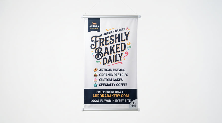 9oz Fabric Banner