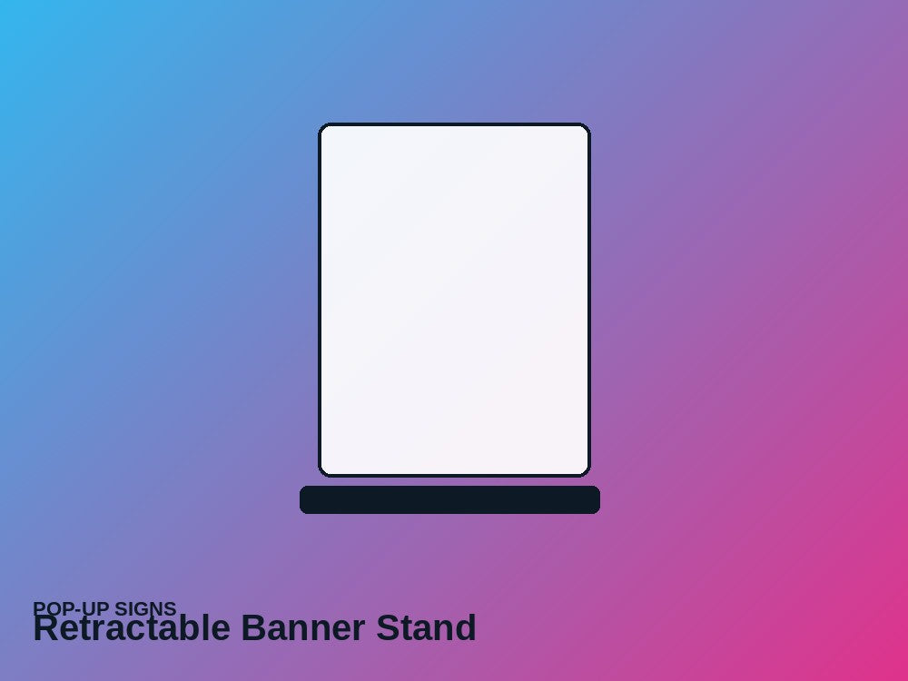 Retractable Banner Stand