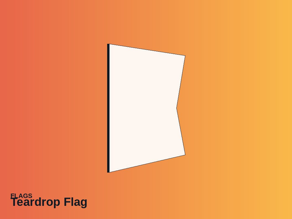 Teardrop Flag