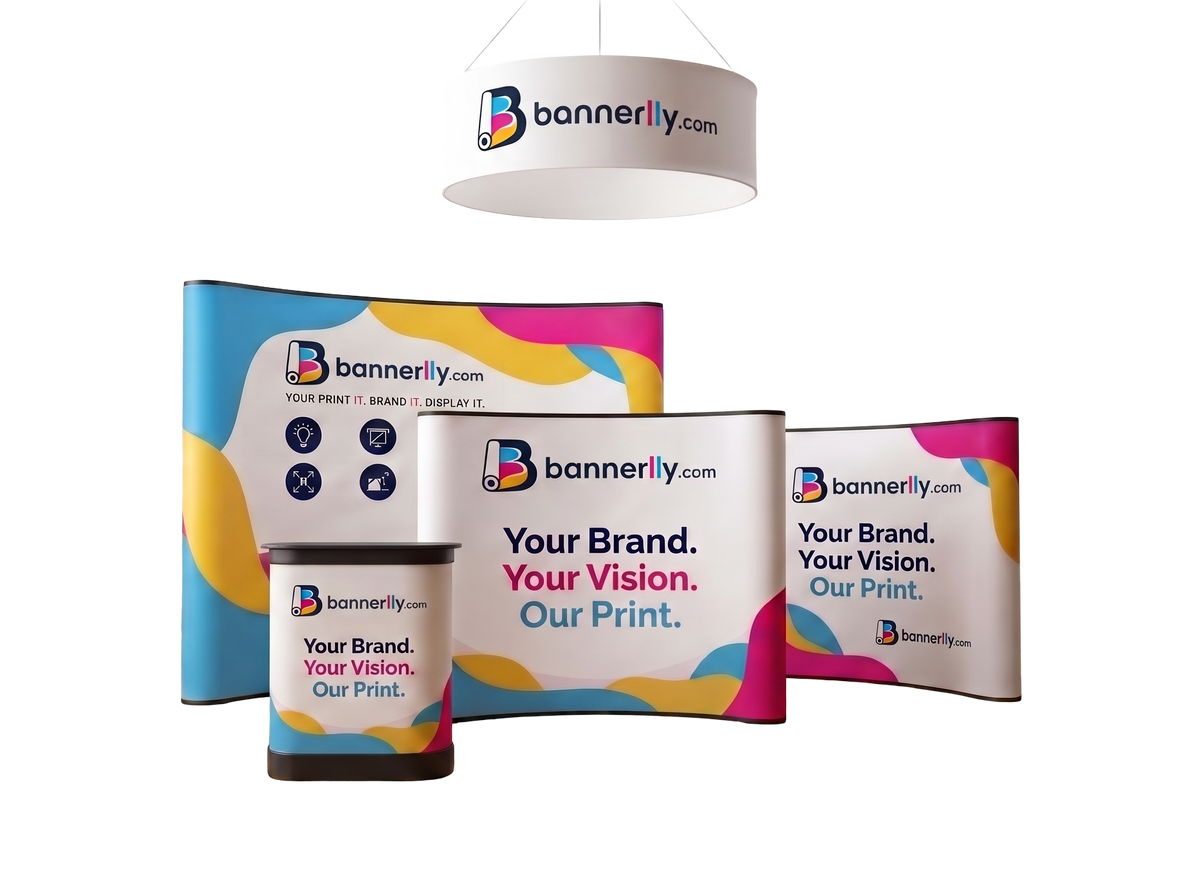 Custom printed pop-up displays