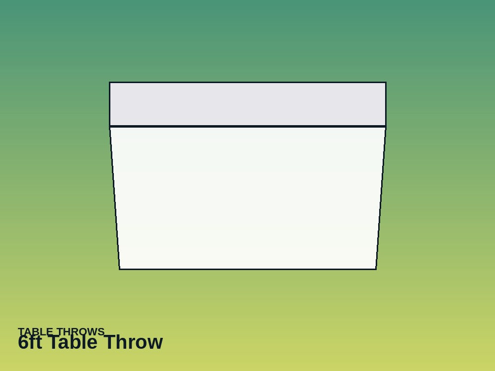 6ft Table Throw
