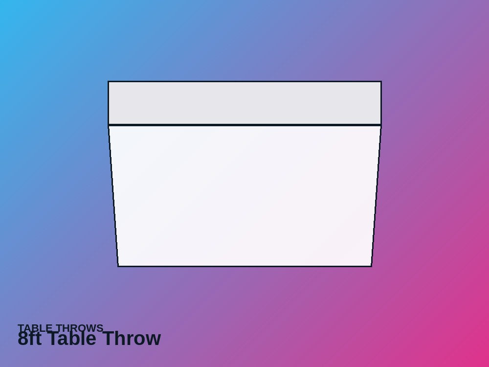 8ft Table Throw