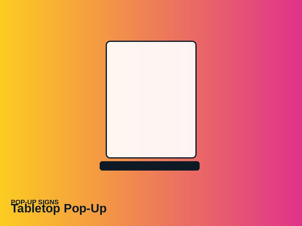 Tabletop Pop-Up